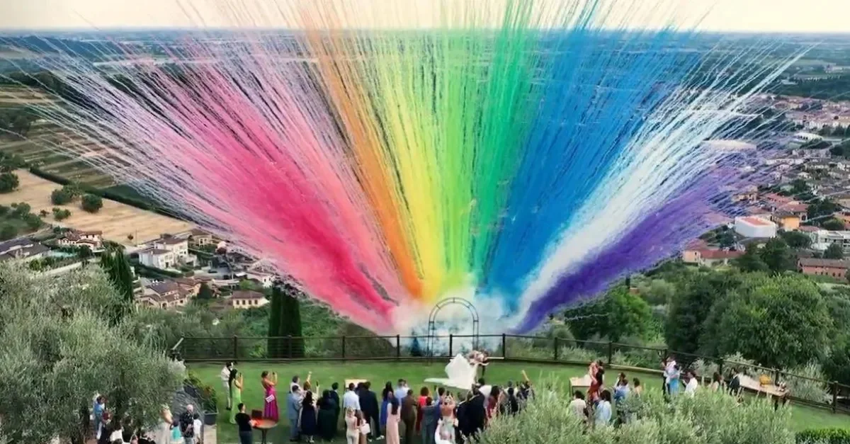 Sconto 5% su fontane luminose e smoke bomb