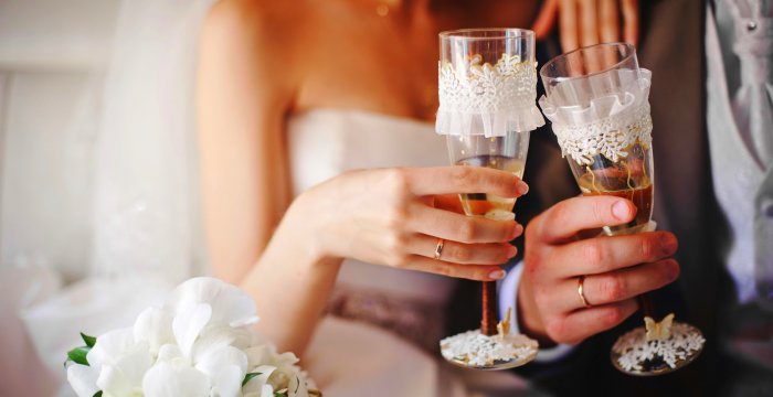 Vino per il ricevimento matrimonio