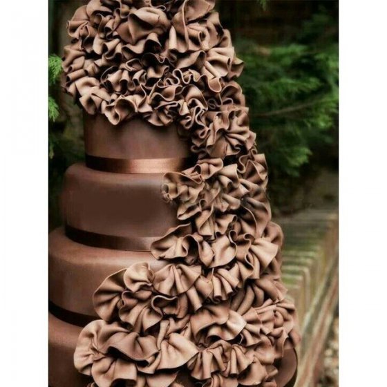wedding cake cioccolato