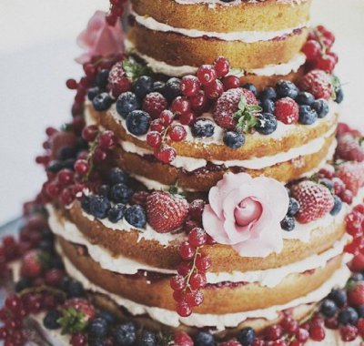 wedding cake frutta