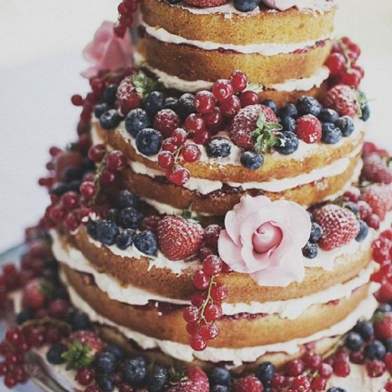 wedding cake frutta