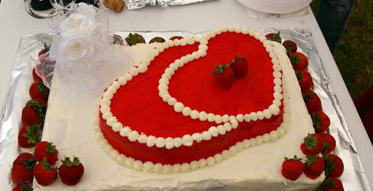 Torta matrimonio con Frutta