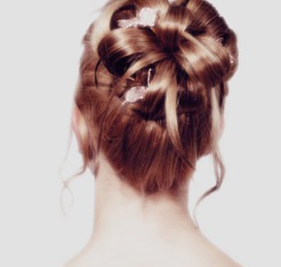 chignon spettinato sposa 