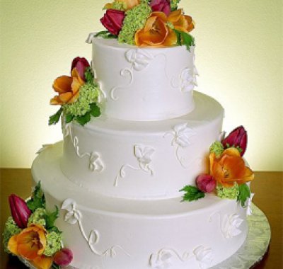 torta matrimonio tema matrimonio in arancione