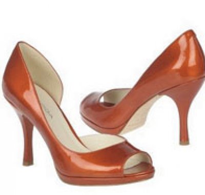 scarpe da sposa  tema matrimonio in arancione