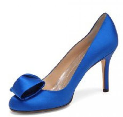 calzature sposa tema matrimonio blu