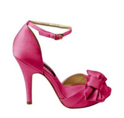 scarpe fucsia sposa