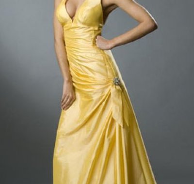 Abito da sposa giallo