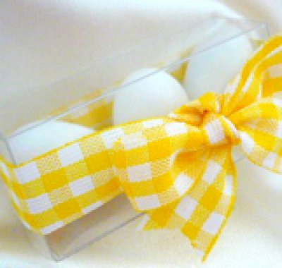 bomboniera e confetti tema matrimonio in giallo