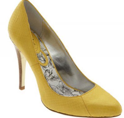 scarpe sposa gialle