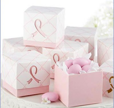 bomboniere e confetti tema matrimonio in rosa
