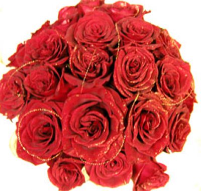 bouquet a palla tema matrimonio in rosso