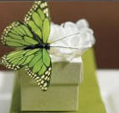 bomboniera tema matrimonio in verde