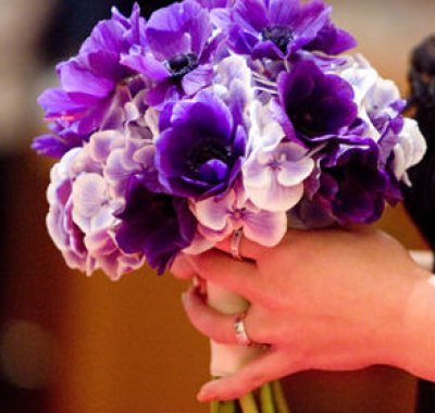 bouquet tema matrimonio in viola