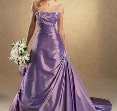 Abito Sposa tema matrimonio in viola