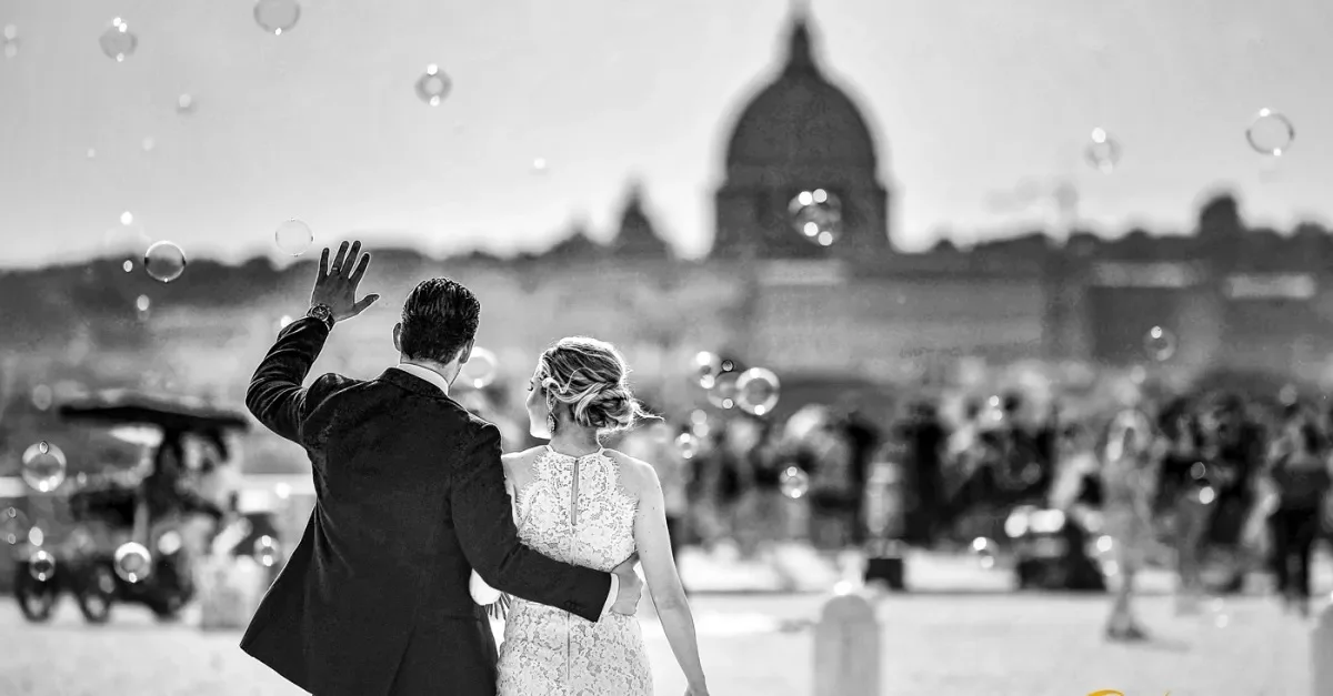 Fotografo matrimonio Roma: Omaggio del valore di 250€
