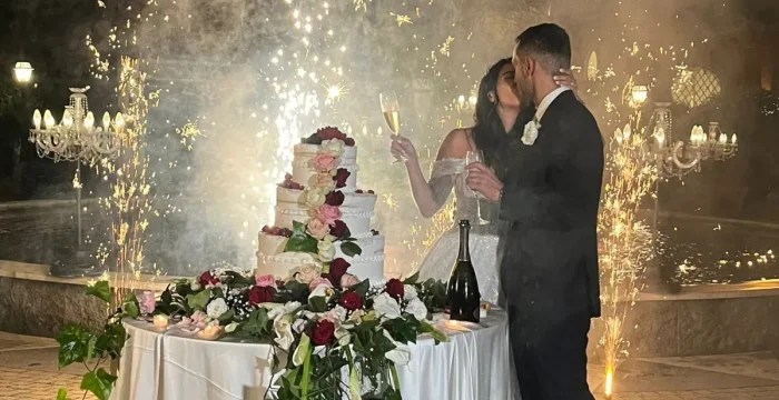 Scenografia Taglio della Torta Roma in Omaggio