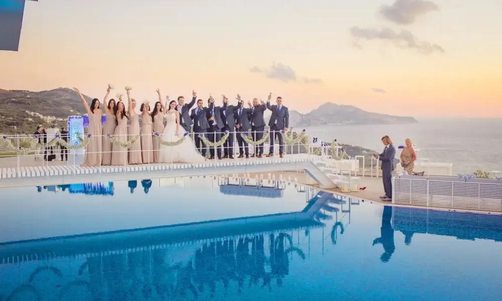 Matrimonio con oltre 150 invitati a Sorrento