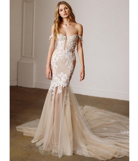 Set Giarrettiere Da Sposa In Pizzo Floreale Con Perle Blu – Accessorio Per Gambe Per Sposa E Damigella, Taglia Media (Elastico 40-60cm)