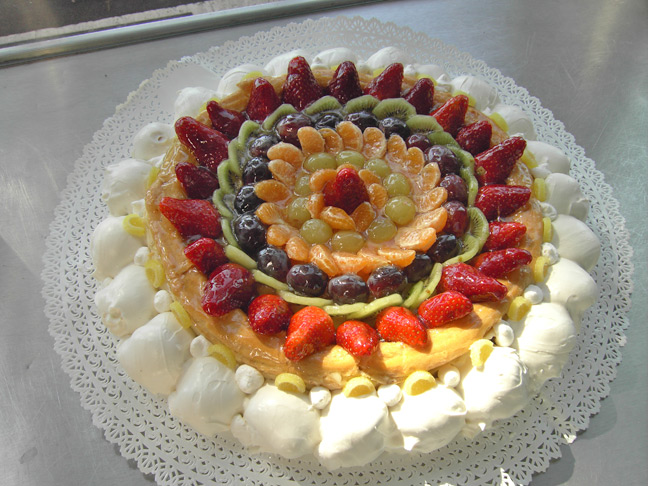 Torta nuziale alla Frutta