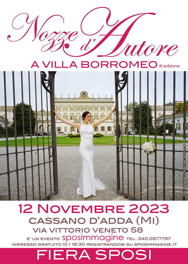Nozze d'autore a Villa Borromeo